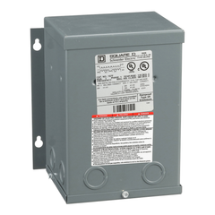 SCHNEIDER ELECTRIC Square D 1S7F General Purpose Transformer 1 kVa 208 VAC Primary 120/240 VAC Secondary