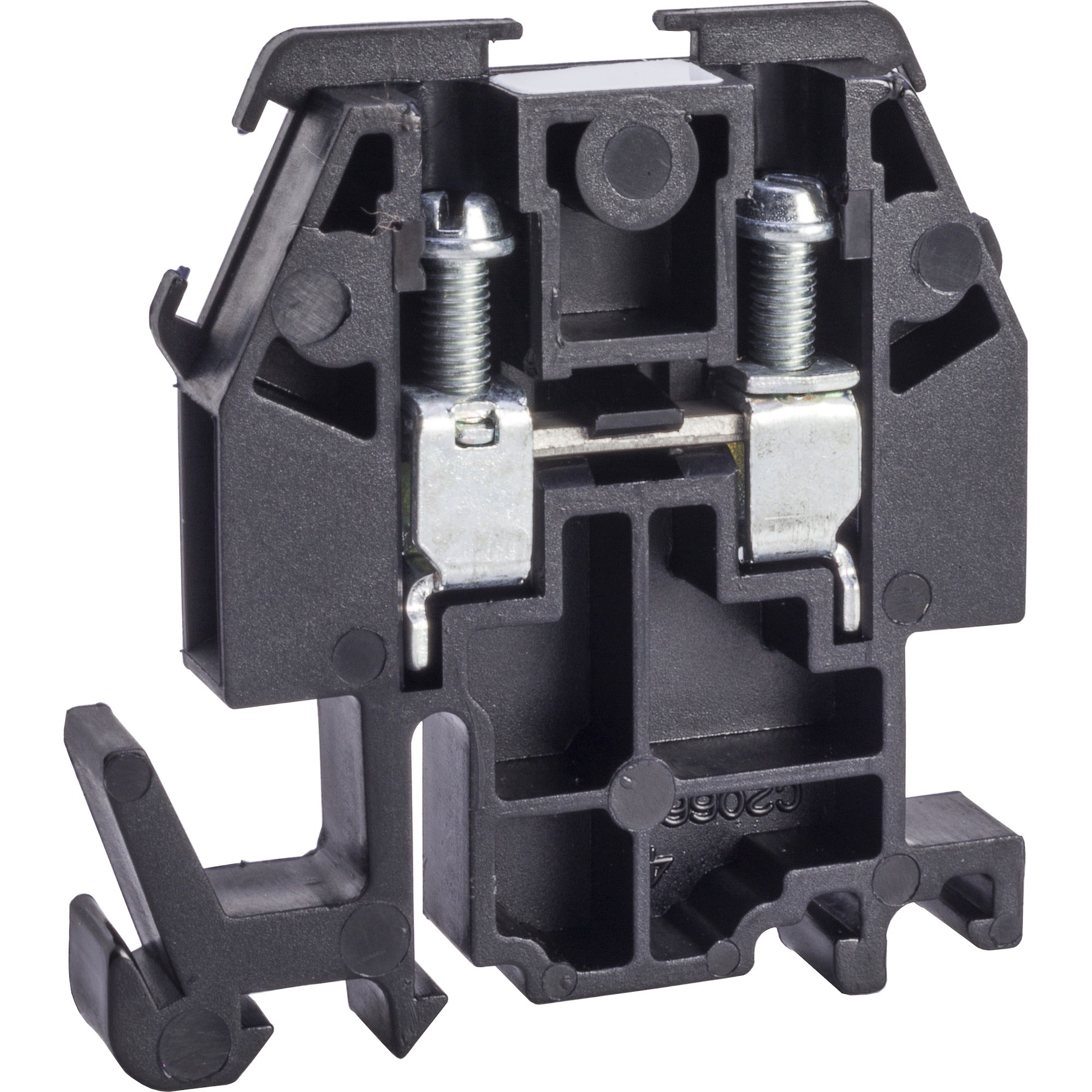 SCHNEIDER ELECTRIC Square D 9080GMB6 600 Volt 30 Amp 22 to 10 AWG 35 mm Din Rail Terminal Block