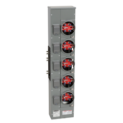 SCHNEIDER ELECTRIC Square D EZMR115125 120/240 VAC 125 Amp 1-Phase Ringless Meter Center Branch Unit