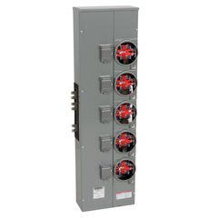 SCHNEIDER ELECTRIC Square D EZMR115225 120/240 VAC 225 Amp 1-Phase 3-Wire Ringless Meter Center Branch Unit
