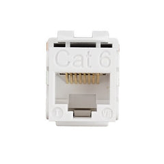 SIMPLY45 Simply45 S45-3690W CAT6 Unshielded 90 Degree Keystone Jack - White