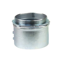 STEEL CITY Steel City TC1210A Set Screw Connector Zinc Plated Steel EMT Conduit 4 Inches