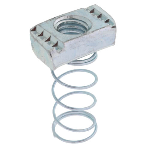 SUPERSTRUT Superstrut A100-1/2 100 Regular Spring Nut, 1/2-13 UNC Thread, For Use With A and C Series Channel and Insert, Steel