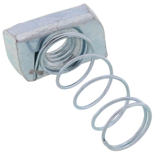 SUPERSTRUT Superstrut A100-1/2 100 Regular Spring Nut, 1/2-13 UNC Thread, For Use With A and C Series Channel and Insert, Steel