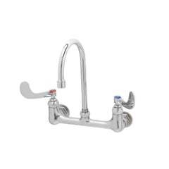 T&S BRASS T&S Brass B-0330-04 Double Pantry Faucet Wall Mount 8 Centers