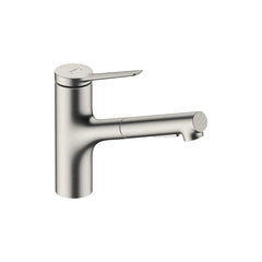 HANSGROHE Hansgrohe 74810801 Zesis Kitchen Faucet 2-Spray, Pull-Out, 1.5 GPM in Stainless Steel Optic