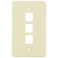 ALLEN TEL Allen Tel AT30-3-09 Versatap Faceplate 3-Port Ivory