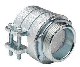 BRIDGEPORT Bridgeport 418-I Connector Squeeze Malleable Iron Insulated Throat Trade Size 3 Inch
