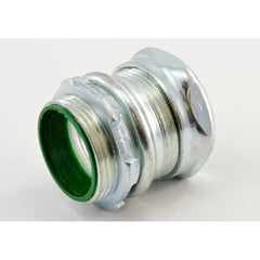 BRIDGEPORT Bridgeport 252-I Connector, Compression, Steel, Insulated Throat, Size 1 Inch