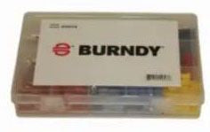 BURNDY BURNDY STKIT15 Terminal Kit, Vinyl Insulated, Tin Plated, 15 Slot Term Kit