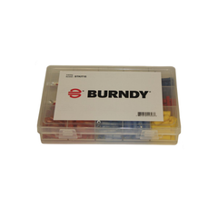 BURNDY BURNDY STKIT15 Terminal Kit, Vinyl Insulated, Tin Plated, 15 Slot Term Kit