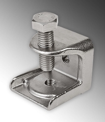 CALBRITE Calbrite S60200BC00 Stainless Steel Beam Clamp 1/4