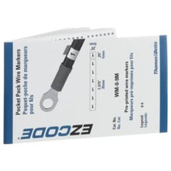 CODE E-Z-CODE WM-0-9M Wire Marker Book Legend: 0 to 9