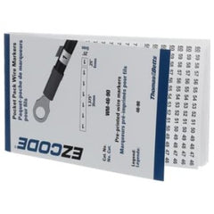 CODE E-Z-CODE WM-46-90 Vinyl Wire Marker Books 46 through 90