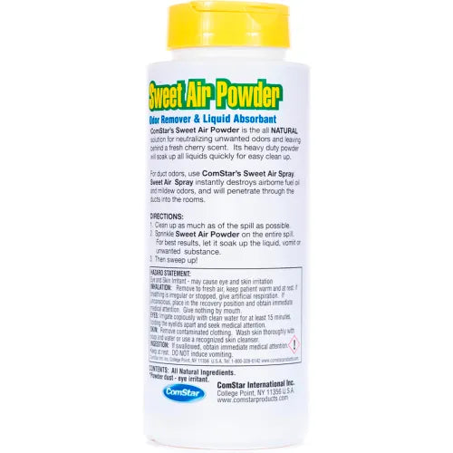 COMSTAR ComStar 60-620 Sweet Air Powder Odor Neutralizer 15 Oz. - Pkg Qty 12