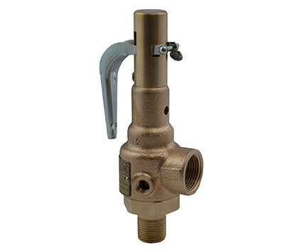 APOLLO VALVES Apollo Valves 19-KEDA-100 Safety Relief Valve 3/4 Inch NPT Bronze Steam 100 PSI