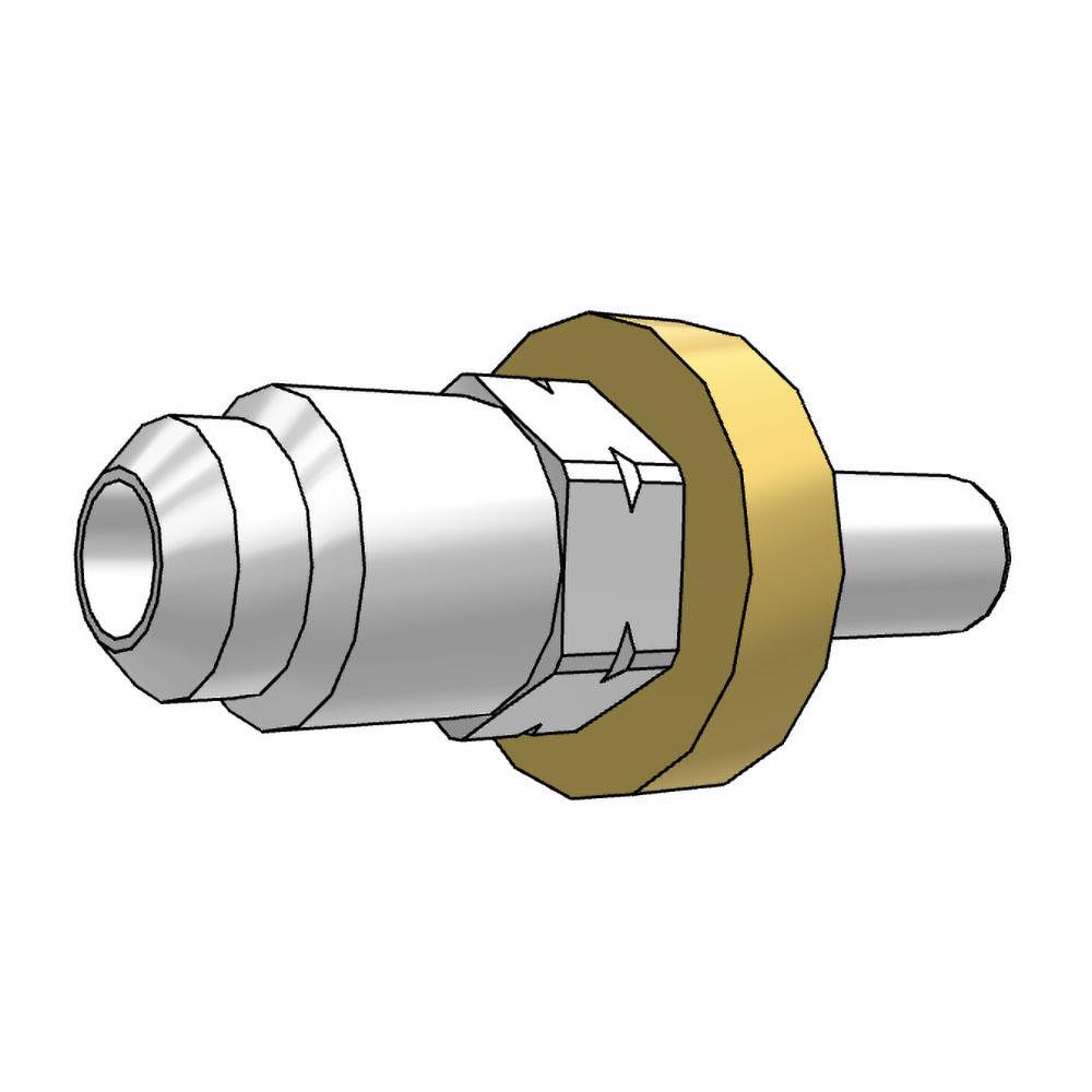 PARKER Parker 30482-4-4B Hydraulic Hose Fitting 1/4 in Brass Sae
