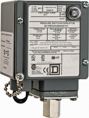 SCHNEIDER ELECTRIC Square D 9012GAW5G17 Pressure Switch 3-150 Psig Spdt-db