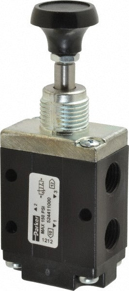 PARKER Parker 524411000 3-way 2-position Valve 1/4 Inch Npt