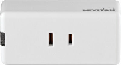 LEVITON Leviton Mfg Co R02-D23LP-1RW Wi-fi Mini Plug-in Dimmer