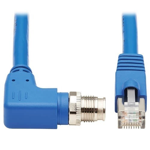 TRIPP LITE Tripp Lite NM12-6A4-10M-BL M12 RJ45 Cat6a Cable 10M