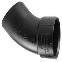CHARLOTTE PIPE Charlotte Pipe ABS 00323 0600HA 1-1/2 in hub x spigot 45 degree street ABS elbow (1-1/2 in / 45 degree)