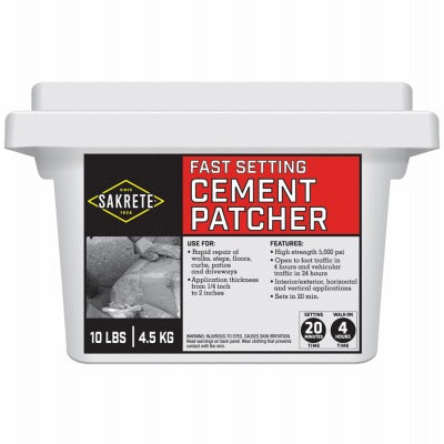 SAKRETE Sakrete 60205004 Fast Setting Cement Patcher 10 Lb