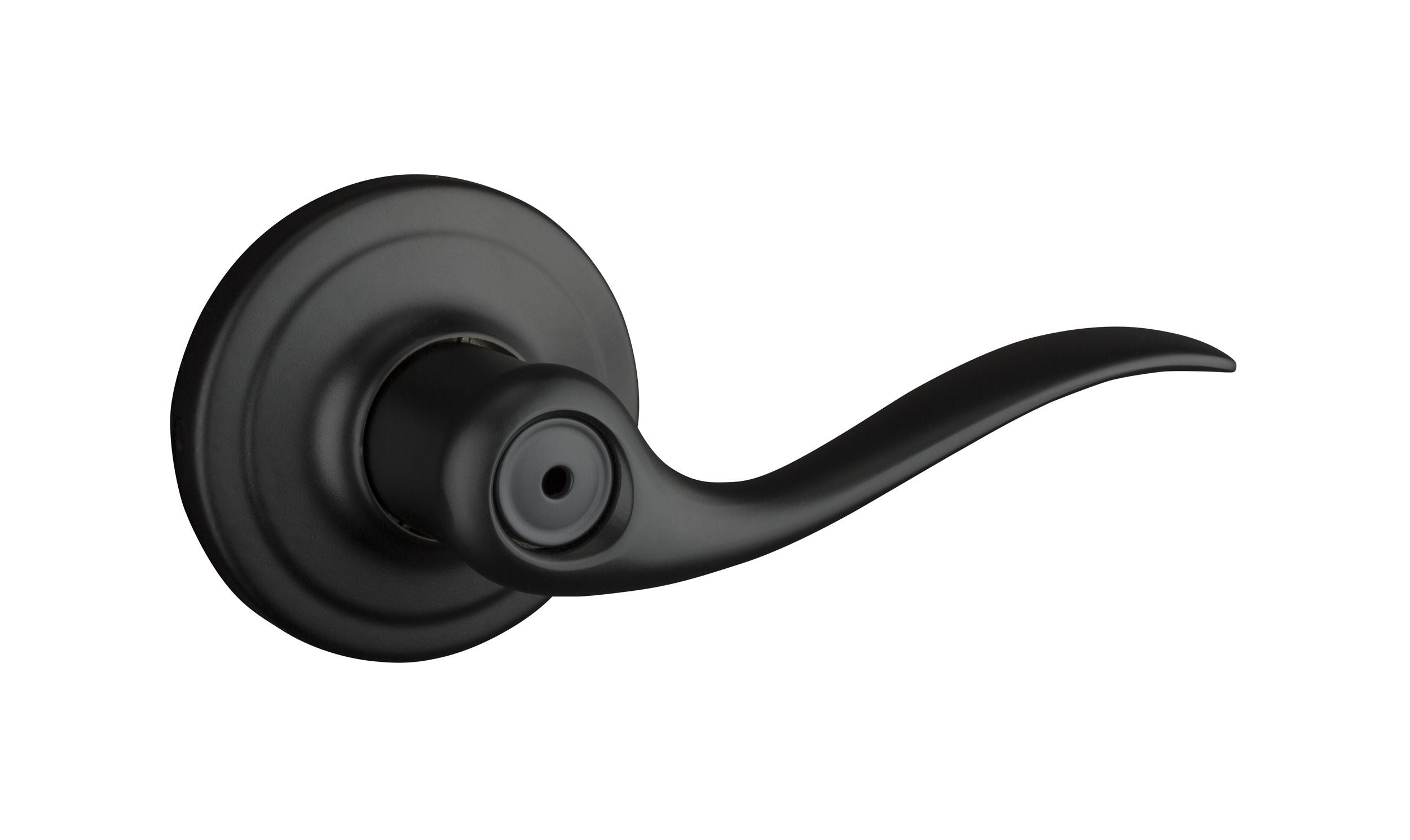 KWIKSET Kwikset 730TNL-514 Tustin Lever Privacy Lock Matte Black