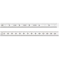 STARRETT Starrett 56262 Flexible Steel Rule 5-3/4 in Decimal Metric