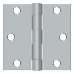 DELTANA Deltana S33U26D-R 3x3 Square Door Hinge Satin Chrome