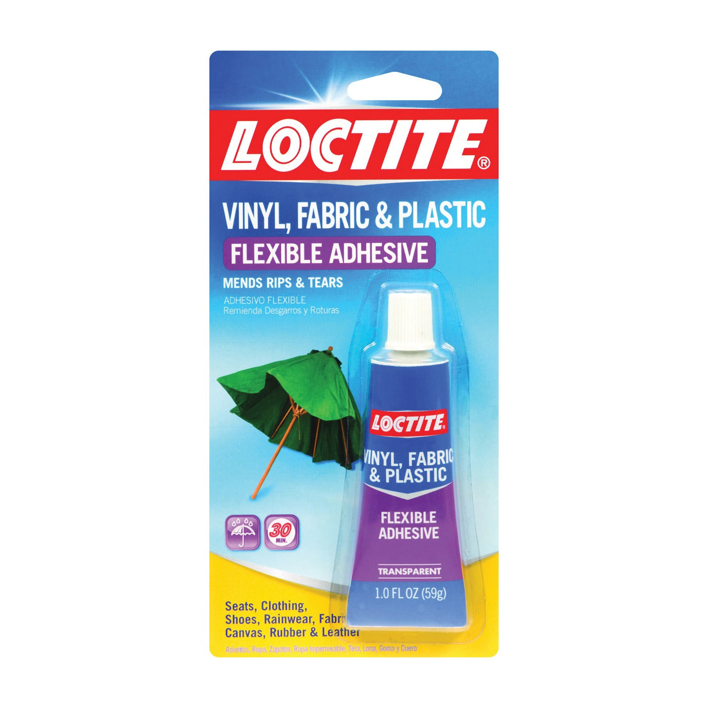 LOCTITE Loctite 1360694 Vinyl Fabric and Plastic Flexible Repair Adhesive 1 oz Tube