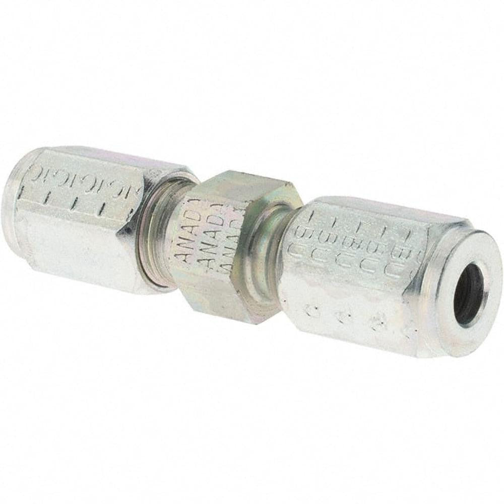 PARKER Parker PT-00128 Flareless Bite-type Tube Union 3/8 in Steel