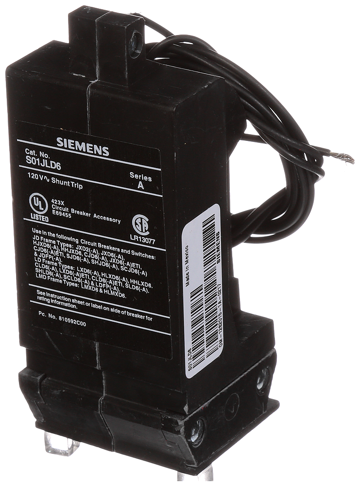 SIEMENS S01JLD6 CIRCUIT BREAKERS