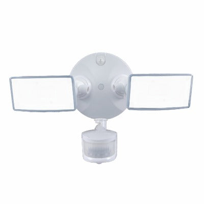 COOPER LIGHTING SOLUTIONS Cooper Lighting TGS2S402MSRW Motion Led Floodlight Twin Head