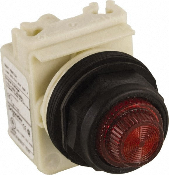 SCHNEIDER ELECTRIC Schneider Electric 9001SKP1LRR31 Led Pilot Light 120V Red