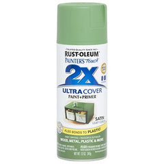 RUST-OLEUM Rust-oleum 249072 Satin Spray Paint 12 Oz Leafy Green