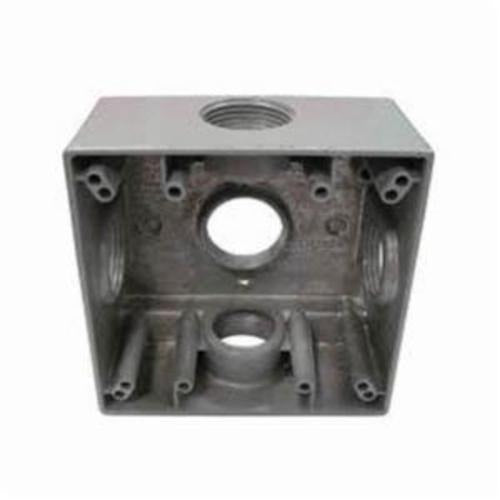 MULBERRY METAL PRODUCTS Mulberry Metal Products 30254 Weatherproof Box 2-Gang 5-Outlet 3/4-In Hub