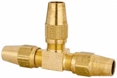 PARKER Parker 264AB-6 Brass Compression Tee Union 400 Psi