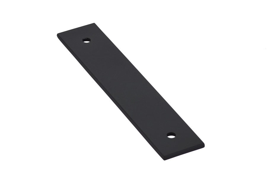 EMTEK Emtek 86435US19 Art Deco Cabinet Pull Backplate Flat Black
