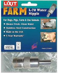 LIXIT Lixit Corporaton 900 Ss Nipple Valve 1/2 in Pipe