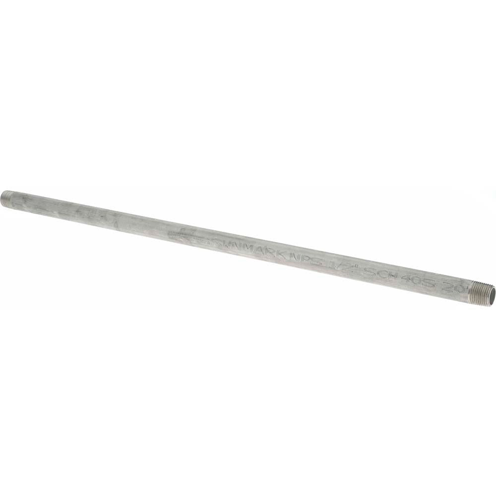 MERIT BRASS Merit Brass 6008-2400 Ss Pipe Nipple 1/2 in Sch 40 316 316L