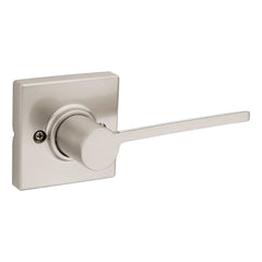 KWIKSET Kwikset 488LRLSQTRH-15 Lever Square Rose Half Dummy Satin Nickel