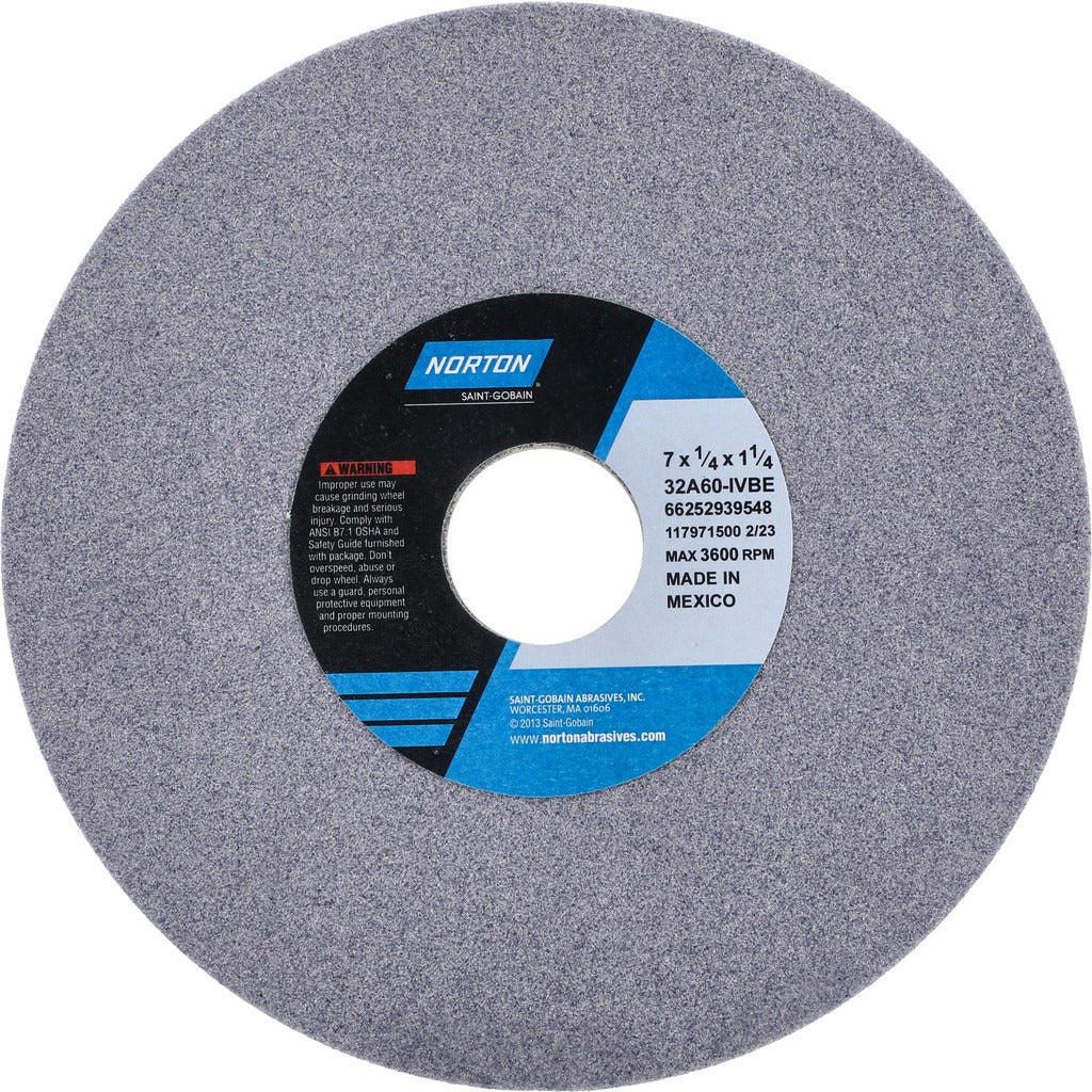 NORTON Norton 66252939548 Surface Grinding Wheel 60 Grit 7 in