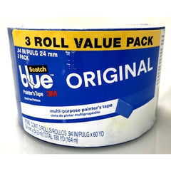 3M 3M 2090-24EC3 ScotchBlue Medium Strength Painter's Tape 0.94 in x 60 yd 3 pk 2090-24EC3