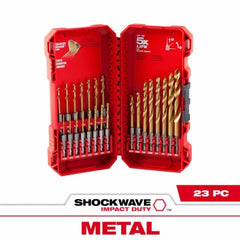 MILWAUKEE Milwaukee 48-89-4631 23pc Titanium Shockwave Drill Bit Set