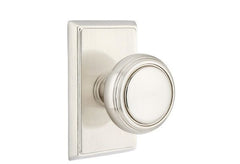 EMTEK Emtek 8221NWUS15 Norwich Knob Privacy Lockset Satin Nickel