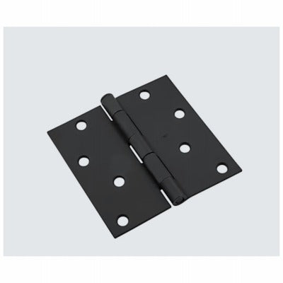 NATIONAL HARDWARE National Mfg N830-426 4 in Square Hinge Black Steel