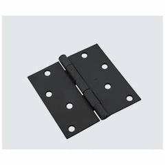 NATIONAL HARDWARE National Mfg N830-426 4 in Square Hinge Black Steel