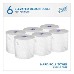 KIMBERLY-CLARK Kimberly-Clark KCC02001 Scott Essential Hard Roll Towels (8 inches x 950 ft, 6 Rolls)