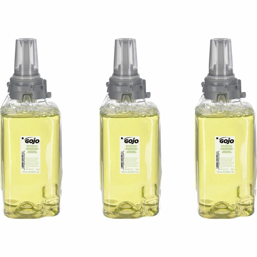 GOJO Gojo GOJ881303CT ADX-12 GingerCitrus Handwash Refill 1.32 Quart (3/Carton) 881303CT